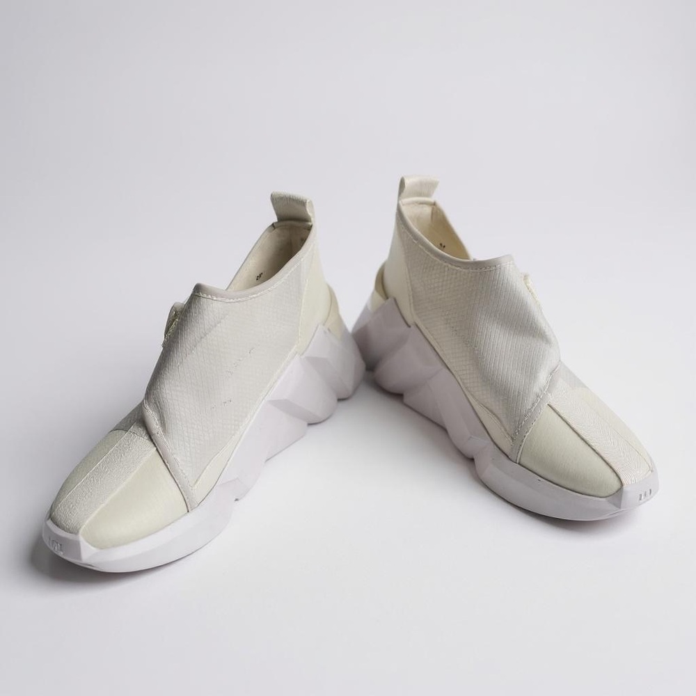 United Nude White Slip-On Sneakers